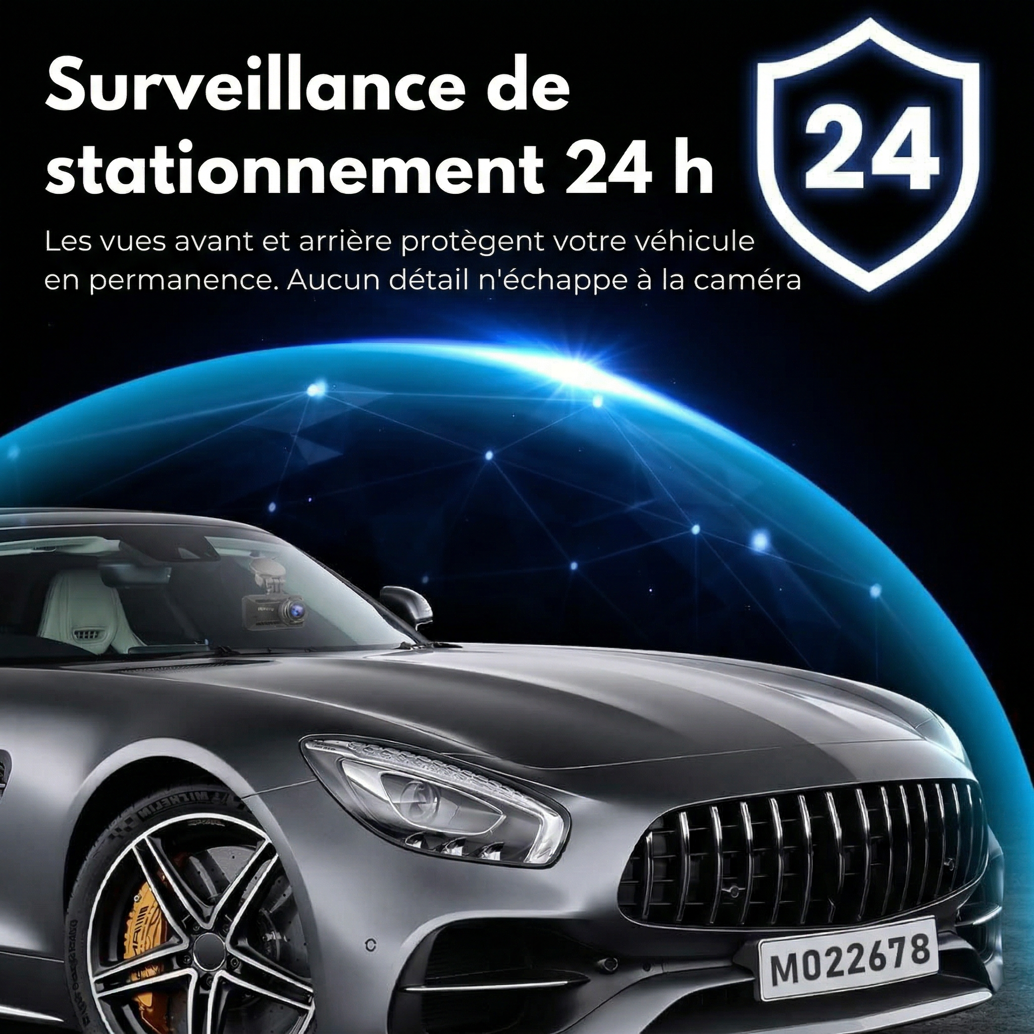 Dashcam 4K Ultra HD – Écran 3,9" – Avolo